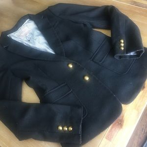 Banana Republic black hacking jacket